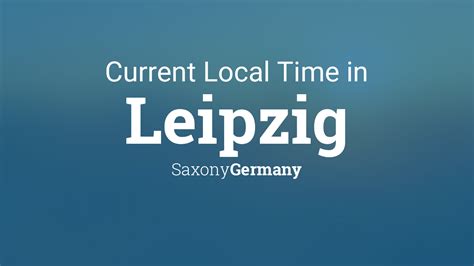 leipzig - germany time